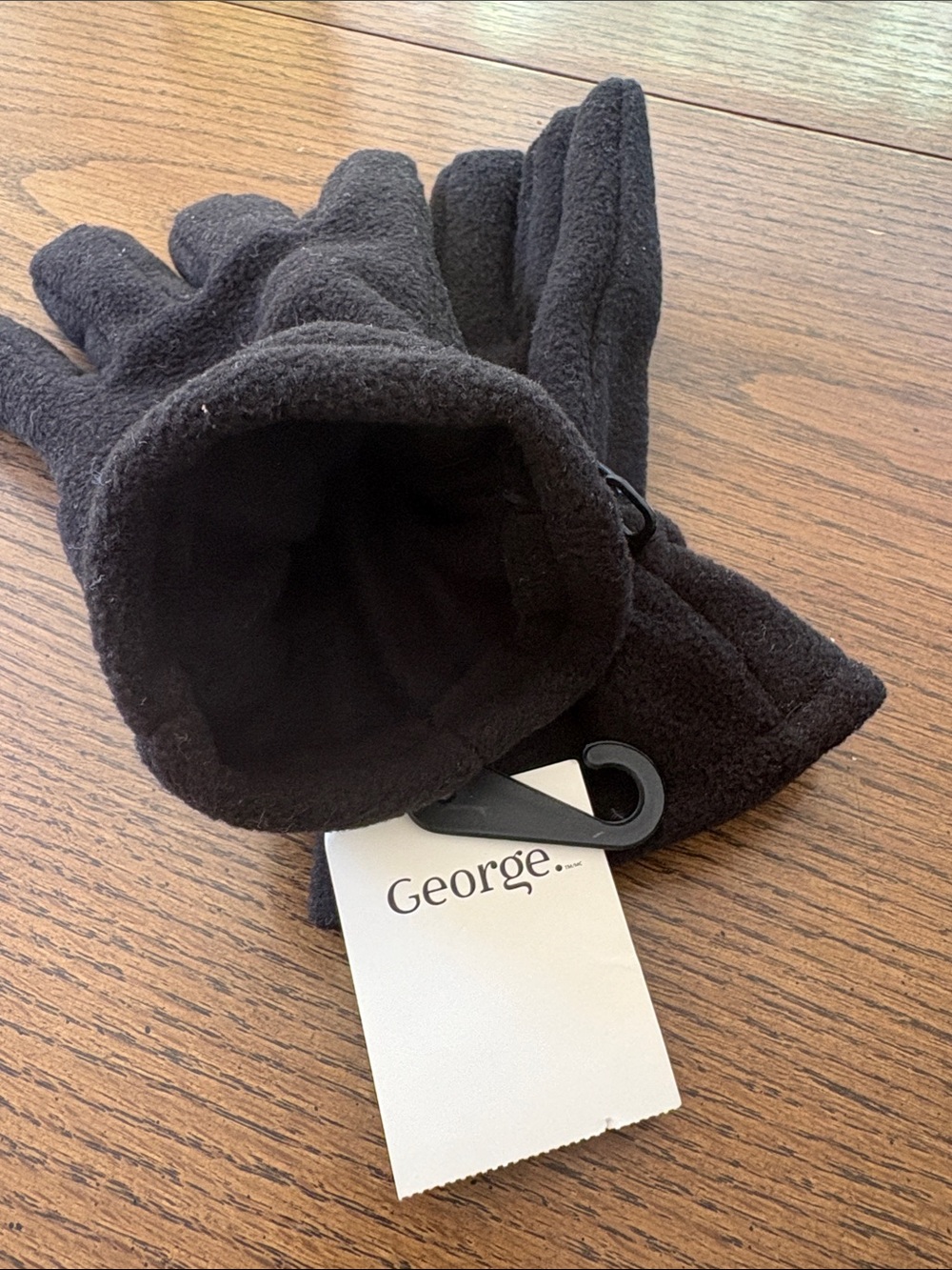 George Black Fleece Men's Gloves